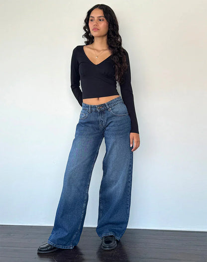 LOW RISE JEANS